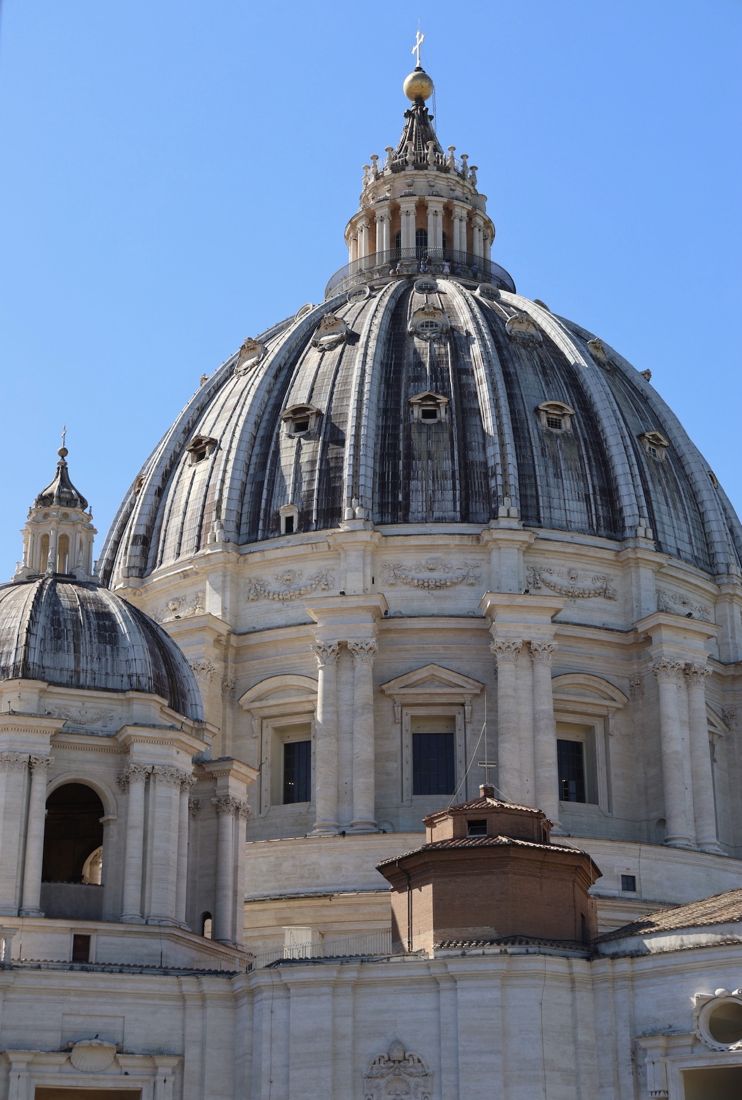 La cupola di Michelangelo sulla Basilica di San Pietro